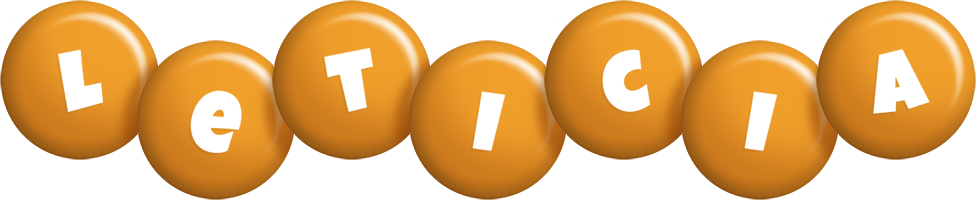 Leticia candy-orange logo