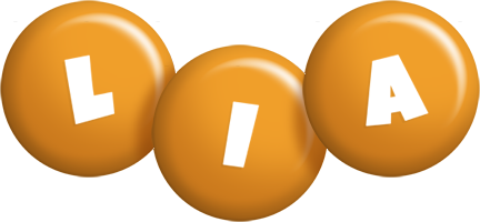 Lia candy-orange logo