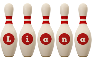 Liana bowling-pin logo
