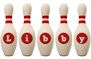 Libby bowling-pin logo