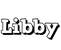 Libby snowing logo