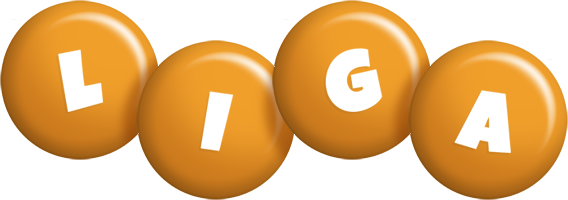 Liga candy-orange logo