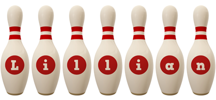 Lillian bowling-pin logo