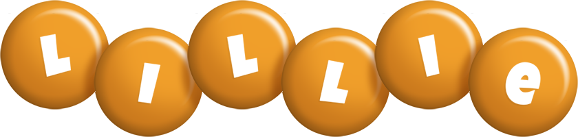 Lillie candy-orange logo