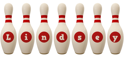 Lindsey bowling-pin logo
