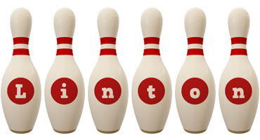 Linton bowling-pin logo
