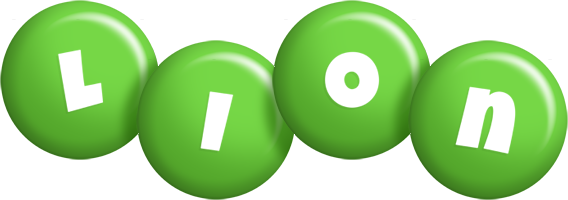 Lion candy-green logo