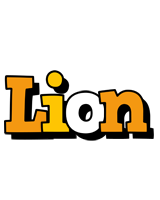 Lion cartoon logo