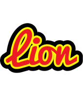 Lion fireman logo