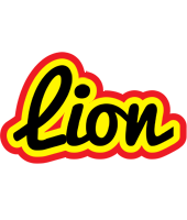 Lion flaming logo
