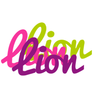 Lion flowers logo