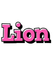 Lion girlish logo