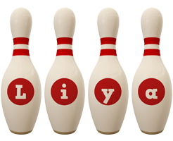 Liya bowling-pin logo