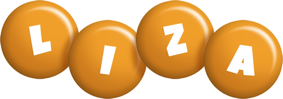 Liza candy-orange logo