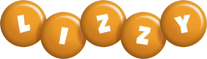 Lizzy candy-orange logo