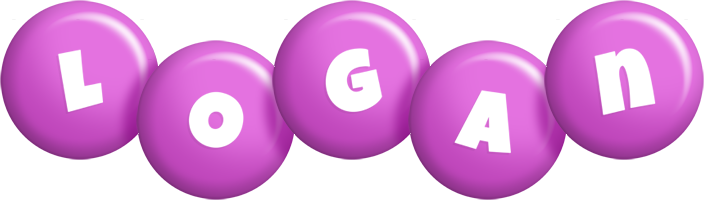 Logan candy-purple logo