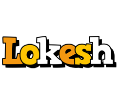 Lokesh cartoon logo
