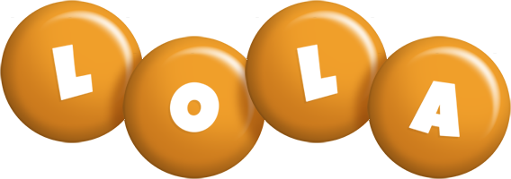 Lola candy-orange logo