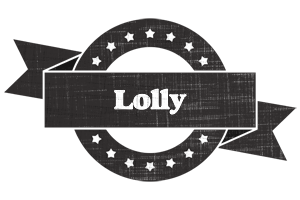 Lolly grunge logo