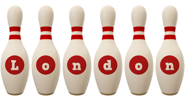London bowling-pin logo