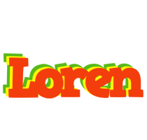 Loren bbq logo