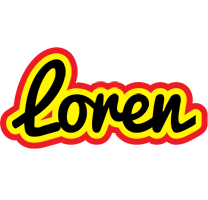 Loren flaming logo