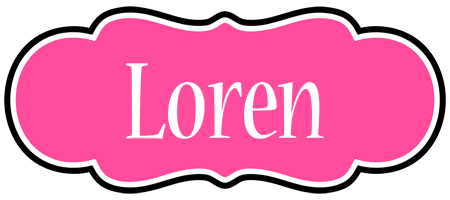 Loren invitation logo