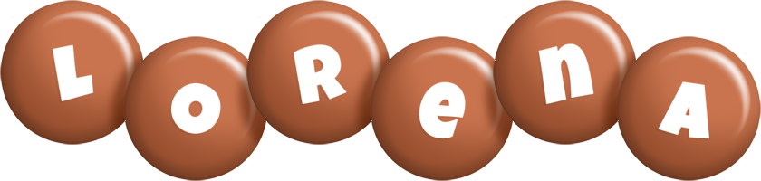 Lorena candy-brown logo