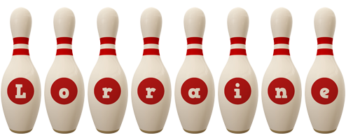 Lorraine bowling-pin logo