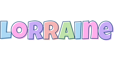 Lorraine pastel logo