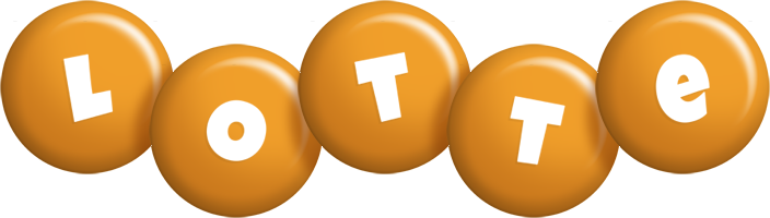 Lotte candy-orange logo