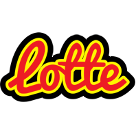 Lotte fireman logo