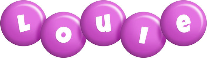 Louie candy-purple logo