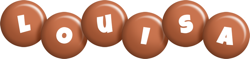 Louisa candy-brown logo