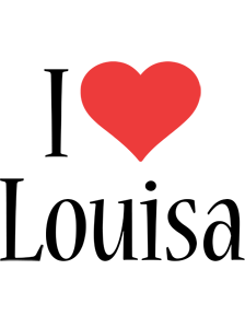 Louisa i-love logo
