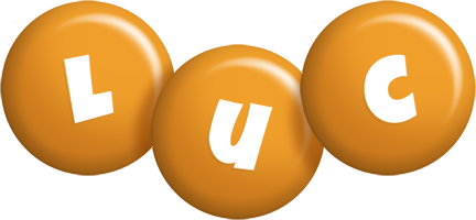 Luc candy-orange logo