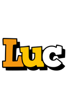 Luc cartoon logo