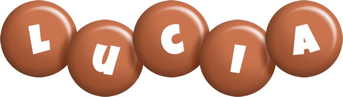 Lucia candy-brown logo