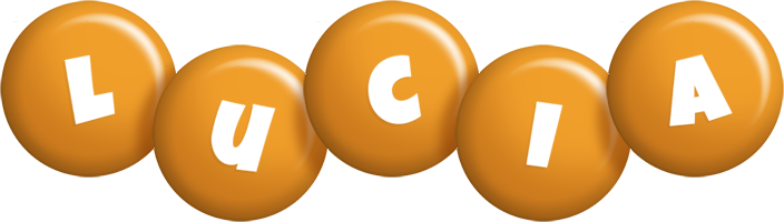 Lucia candy-orange logo