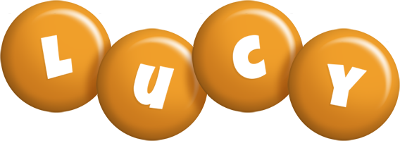 Lucy candy-orange logo