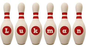 Lukman bowling-pin logo