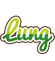 Lung golfing logo