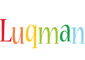 Luqman birthday logo