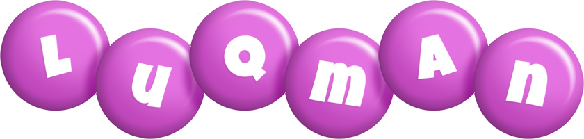 Luqman candy-purple logo