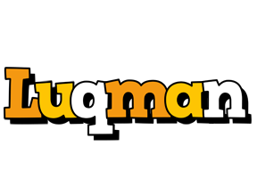 Luqman cartoon logo
