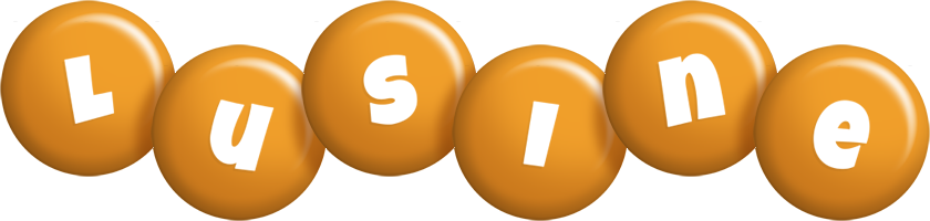 Lusine candy-orange logo