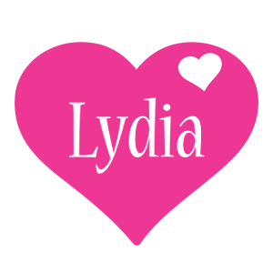 Lydia love-heart logo