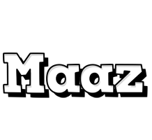 Maaz snowing logo