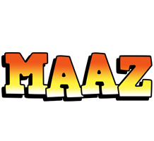 Maaz sunset logo