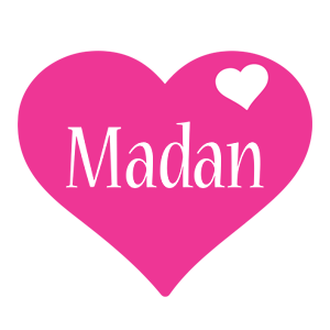 Madan love-heart logo